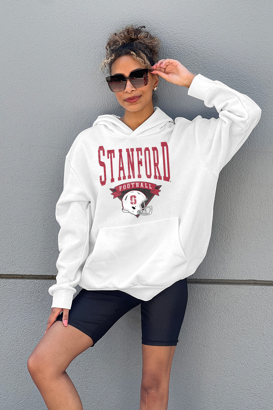 STANFORD CARDINAL GOOD CATCH PREMIUM FLEECE HOODED PULLOVER