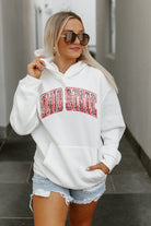 OHIO STATE BUCKEYES LEGACY PREMIUM FLEECE HOODED PULLOVER