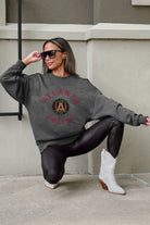 ATLANTA UNITED FC KICK BACK PREMIUM FLEECE DROP SHOULDER CREWNECK PULLOVER