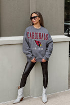 ARIZONA CARDINALS BRING THE ENERGY PREMIUM FLEECE DROP SHOULDER CREWNECK PULLOVER