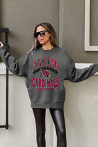 ARIZONA CARDINALS LONG WEEKEND PREMIUM FLEECE DROP SHOULDER CREWNECK PULLOVER