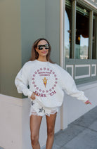 ARIZONA STATE SUN DEVILS SUPERSTAR PREMIUM FLEECE DROP SHOULDER CREWNECK PULLOVER