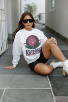 ARIZONA WILDCATS HOT SHOT PREMIUM FLEECE DROP SHOULDER CREWNECK PULLOVER