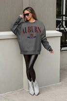 AUBURN TIGERS SEAL THE DEAL PREMIUM FLEECE DROP SHOULDER CREWNECK PULLOVER