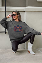 AUBURN TIGERS ON THE REBOUND PREMIUM FLEECE DROP SHOULDER CREWNECK PULLOVER