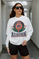 AUBURN TIGERS HOT SHOT PREMIUM FLEECE DROP SHOULDER CREWNECK PULLOVER