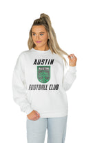 AUSTIN FC BALLER PREMIUM FLEECE DROP SHOULDER CREWNECK PULLOVER