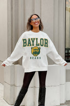 BAYLOR BEARS FREESTYLE PREMIUM FLEECE DROP SHOULDER CREWNECK PULLOVER