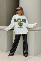 BAYLOR BEARS FREESTYLE PREMIUM FLEECE DROP SHOULDER CREWNECK PULLOVER