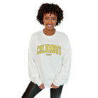 COLUMBUS CREW SC EXTRA PASS PREMIUM FLEECE DROP SHOULDER CREWNECK PULLOVER