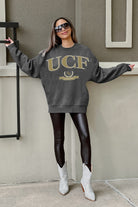 CENTRAL FLORIDA KNIGHTS SEAL THE DEAL PREMIUM FLEECE DROP SHOULDER CREWNECK PULLOVER