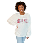 CHICAGO FIRE SC EXTRA PASS PREMIUM FLEECE DROP SHOULDER CREWNECK PULLOVER