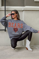 CHICAGO BEARS BRING THE ENERGY PREMIUM FLEECE DROP SHOULDER CREWNECK PULLOVER