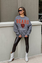 CHICAGO BEARS BRING THE ENERGY PREMIUM FLEECE DROP SHOULDER CREWNECK PULLOVER