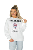 COLORADO RAPIDS BALLER PREMIUM FLEECE DROP SHOULDER CREWNECK PULLOVER