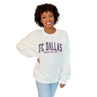 FC DALLAS EXTRA PASS PREMIUM FLEECE DROP SHOULDER CREWNECK PULLOVER