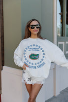 FLORIDA GATORS SUPERSTAR PREMIUM FLEECE DROP SHOULDER CREWNECK PULLOVER