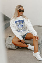 FLORIDA GATORS WILD GAME PREMIUM FLEECE DROP SHOULDER CREWNECK PULLOVER