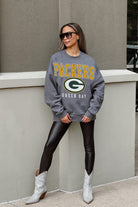 GREEN BAY PACKERS BRING THE ENERGY PREMIUM FLEECE DROP SHOULDER CREWNECK PULLOVER