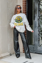 IOWA HAWKEYES HOT SHOT PREMIUM FLEECE DROP SHOULDER CREWNECK PULLOVER