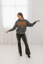 IOWA STATE CYCLONES SEAL THE DEAL PREMIUM FLEECE DROP SHOULDER CREWNECK PULLOVER