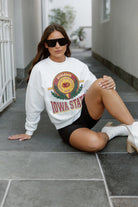 IOWA STATE CYCLONES HOT SHOT PREMIUM FLEECE DROP SHOULDER CREWNECK PULLOVER