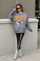 KANSAS CITY CHIEFS BRING THE ENERGY PREMIUM FLEECE DROP SHOULDER CREWNECK PULLOVER