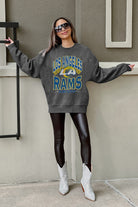 LOS ANGELES RAMS LONG WEEKEND PREMIUM FLEECE DROP SHOULDER CREWNECK PULLOVER