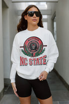 NORTH CAROLINA STATE WOLFPACK HOT SHOT PREMIUM FLEECE DROP SHOULDER CREWNECK PULLOVER