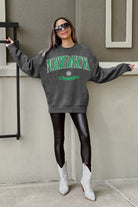 NORTH DAKOTA FIGHTING HAWKS SEAL THE DEAL PREMIUM FLEECE DROP SHOULDER CREWNECK PULLOVER