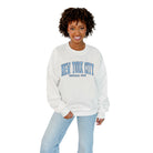 NEW YORK CITY FC EXTRA PASS PREMIUM FLEECE DROP SHOULDER CREWNECK PULLOVER