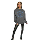 NEW YORK CITY FC KICK BACK PREMIUM FLEECE DROP SHOULDER CREWNECK PULLOVER