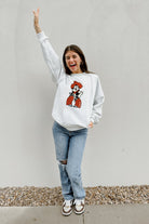 OKLAHOMA STATE COWBOYS TAILGATE QUEEN PREMIUM FLEECE DROP SHOULDER CREWNECK PULLOVER BY MADI PREWETT TROUTT