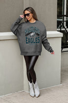 PHILADELPHIA EAGLES LONG WEEKEND PREMIUM FLEECE DROP SHOULDER CREWNECK PULLOVER