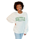 SEATTLE SOUNDERS FC EXTRA PASS PREMIUM FLEECE DROP SHOULDER CREWNECK PULLOVER