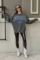 SETON HALL PIRATES SEAL THE DEAL PREMIUM FLEECE DROP SHOULDER CREWNECK PULLOVER