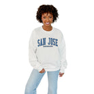 SAN JOSE EARTHQUAKES EXTRA PASS PREMIUM FLEECE DROP SHOULDER CREWNECK PULLOVER