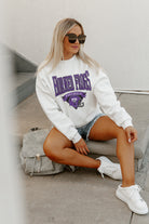 TCU HORNED FROGS SLOW MOTION PREMIUM FLEECE DROP SHOULDER CREWNECK PULLOVER