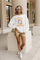 TENNESSEE VOLUNTEERS TIME TO KICK IT PREMIUM FLEECE DROP SHOULDER CREWNECK PULLOVER