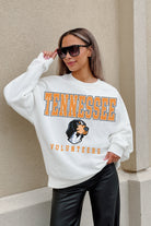 TENNESSEE VOLUNTEERS FREESTYLE PREMIUM FLEECE DROP SHOULDER CREWNECK PULLOVER