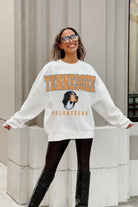 TENNESSEE VOLUNTEERS FREESTYLE PREMIUM FLEECE DROP SHOULDER CREWNECK PULLOVER