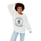 UCONN HUSKIES SUPERSTAR PREMIUM FLEECE DROP SHOULDER CREWNECK PULLOVER