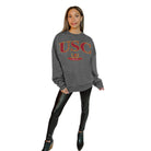 USC TROJANS SEAL THE DEAL PREMIUM FLEECE DROP SHOULDER CREWNECK PULLOVER