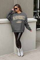 VANDERBILT COMMODORES SEAL THE DEAL PREMIUM FLEECE DROP SHOULDER CREWNECK PULLOVER