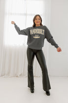 VANDERBILT COMMODORES SEAL THE DEAL PREMIUM FLEECE DROP SHOULDER CREWNECK PULLOVER