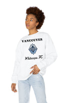 VANCOUVER WHITECAPS FC BALLER PREMIUM FLEECE DROP SHOULDER CREWNECK PULLOVER