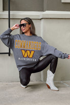 WASHINGTON COMMANDERS BRING THE ENERGY PREMIUM FLEECE DROP SHOULDER CREWNECK PULLOVER