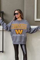 WASHINGTON COMMANDERS BRING THE ENERGY PREMIUM FLEECE DROP SHOULDER CREWNECK PULLOVER