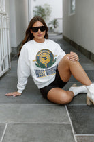 WEST VIRGINIA MOUNTAINEERS HOT SHOT PREMIUM FLEECE DROP SHOULDER CREWNECK PULLOVER