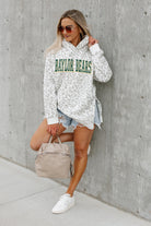 BAYLOR BEARS OVERSIZED SIDE-SLIT HOODED PULLOVER